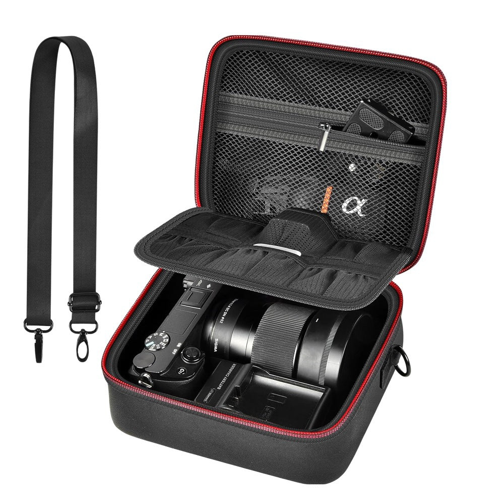 Camera bag with careful interior division Bowlift