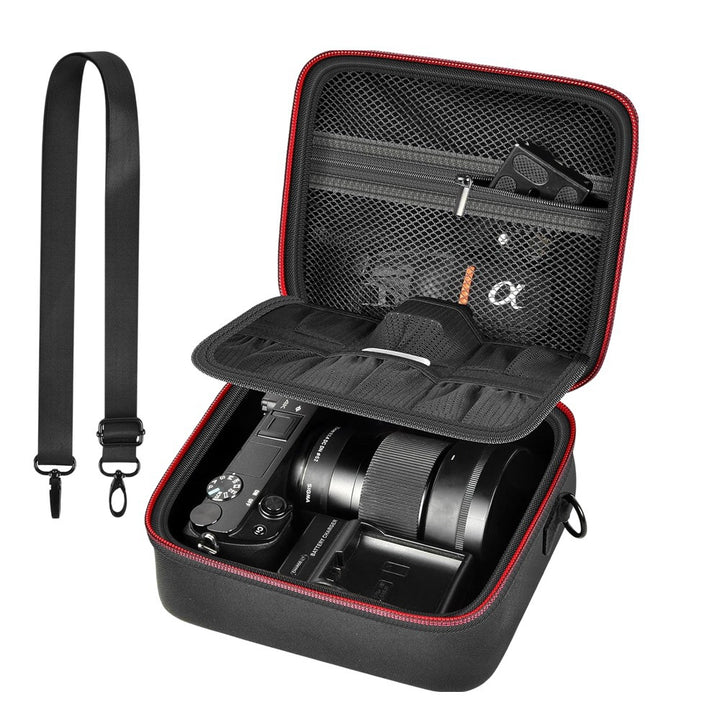 Camera bag with careful interior division Bowlift