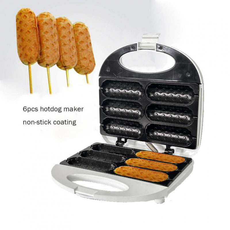 Multi-Cavity Waffle Maker with Non-Stick Plates Bowlift