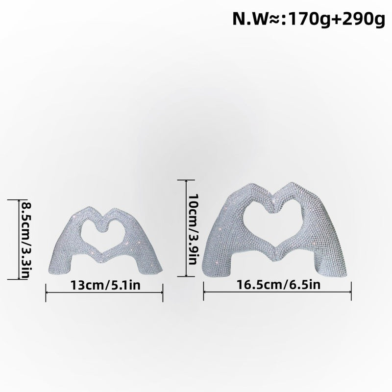 Heart Hand Sculpture Bowlift