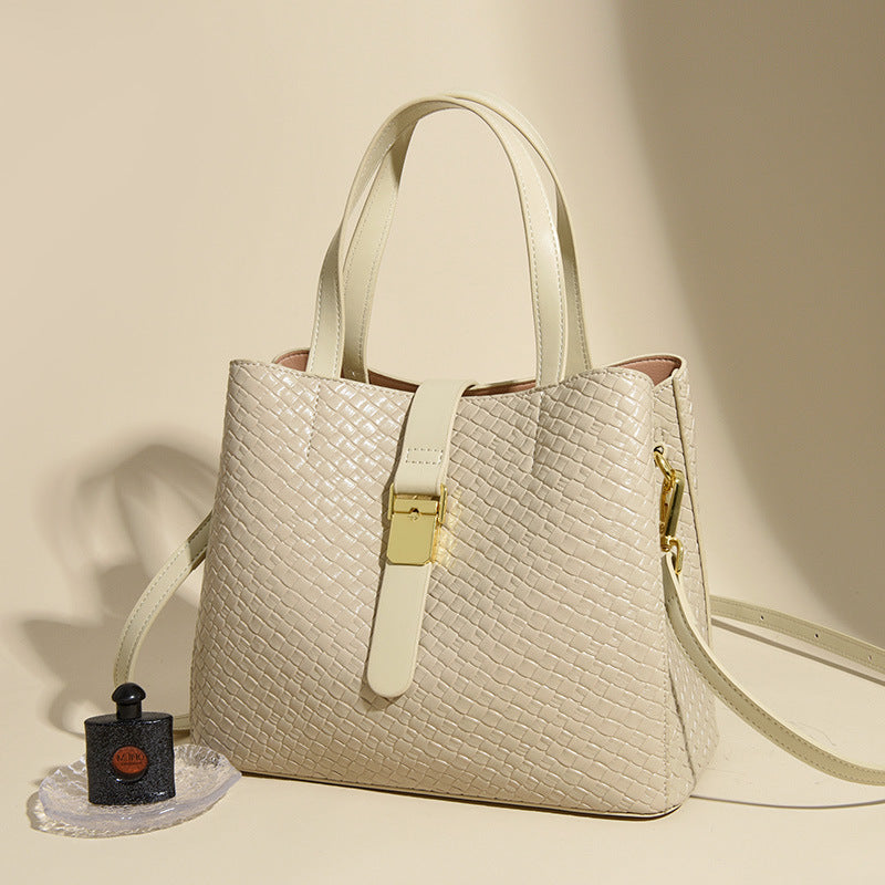 Textured Structured Handbag Bowlift
