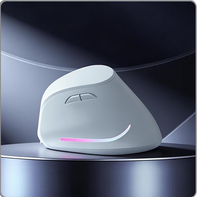 Ergonomic Funk Mouse with Integrated Battery Display Bowlift