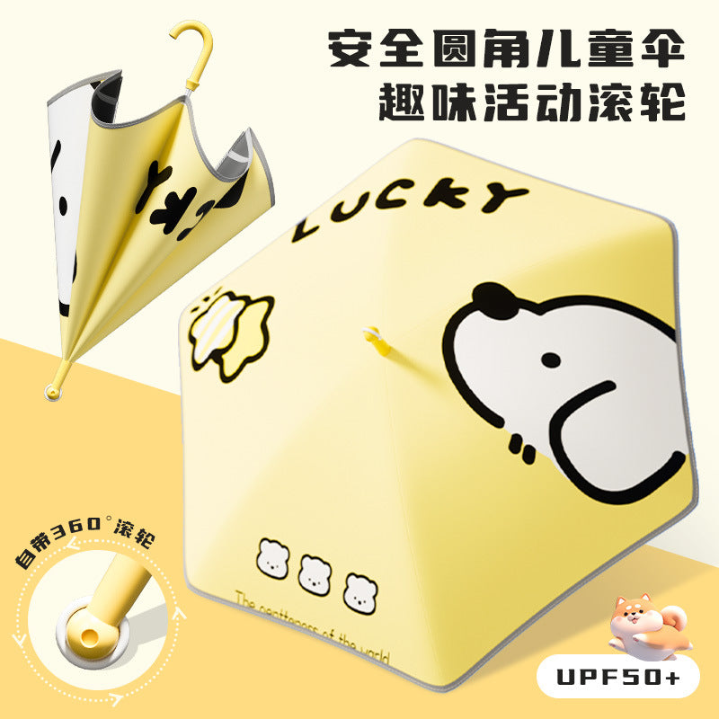Women's secure folding umbrella Bowlift
