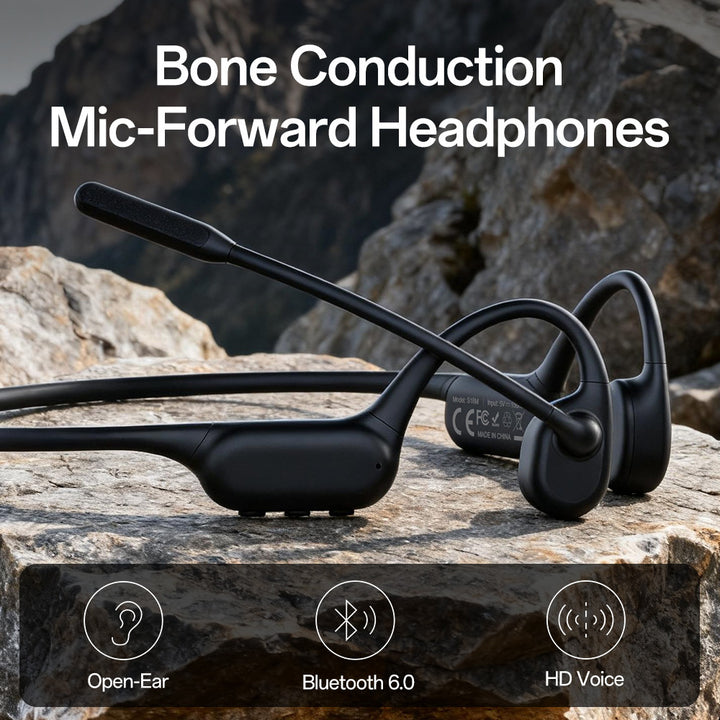 Wireless Bone Conduction Headphones Bowlift
