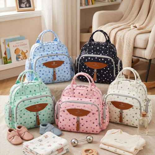 Stylish Multi-Pocket Diaper Bag Backpack Bowlift