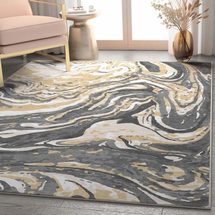 Geometric Abstract Area Rug