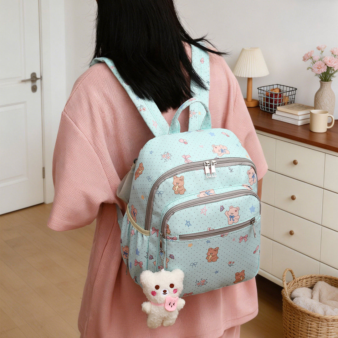 Cute Bear Design Backpack Bowlift