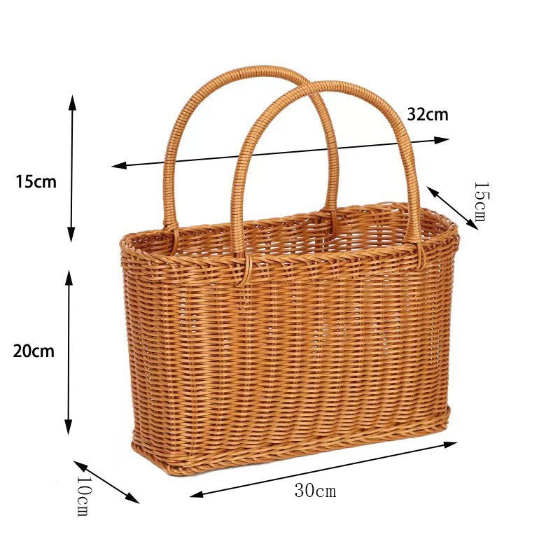 Woven Storage Basket Bowlift