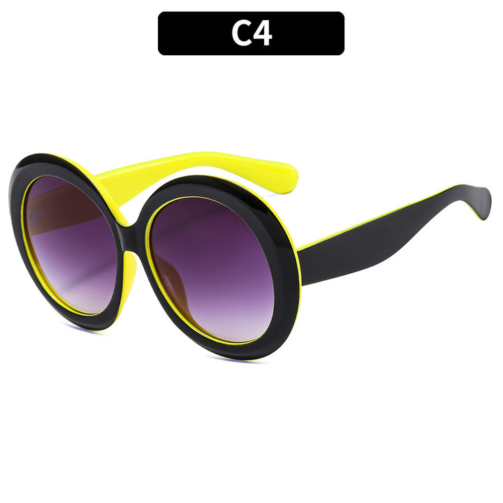 Oversized Round Frame Eyewear