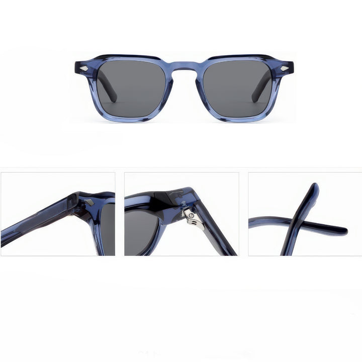 Women's sunglasses in a modern, transparent design with polarized lenses Bowlift