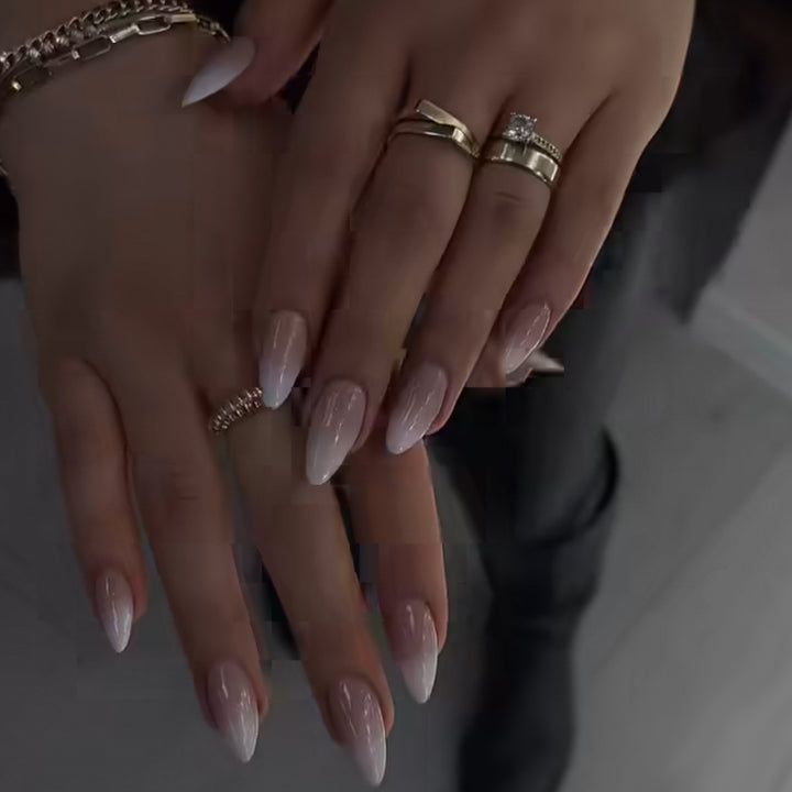Elegant Ombre Stiletto Press-On Nail Set Bowlift