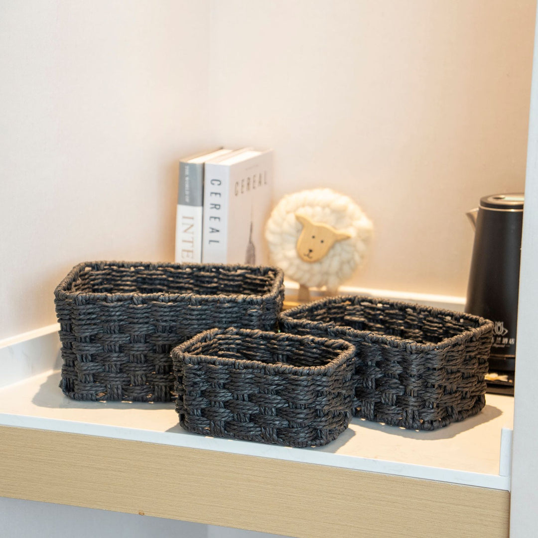 Multi-Purpose Woven Storage Baskets Bowlift