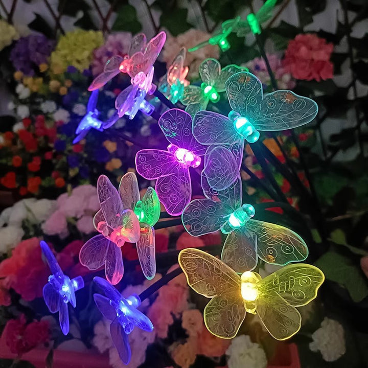 Decorative LED Fiber Optic Flower Stakes Bouquet Bowlift