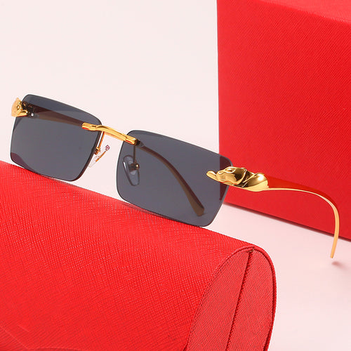 Women's fashionable sunglasses with elegant metal frame and innovative lenses Bowlift