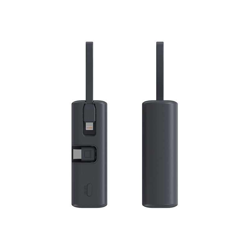 Portable charger with integrated cable and high charging speed Bowlift