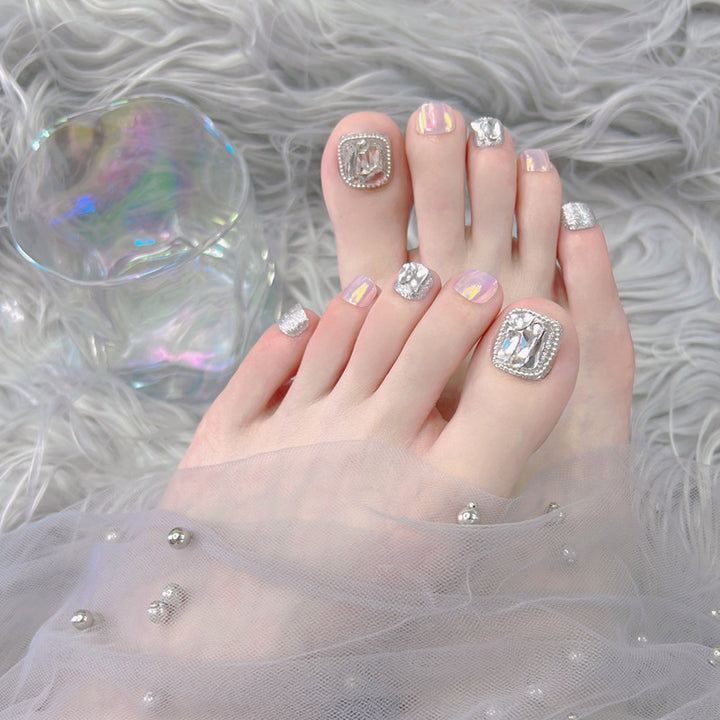 Luxury Rhinestone-Decorated Pedicure Set Bowlift