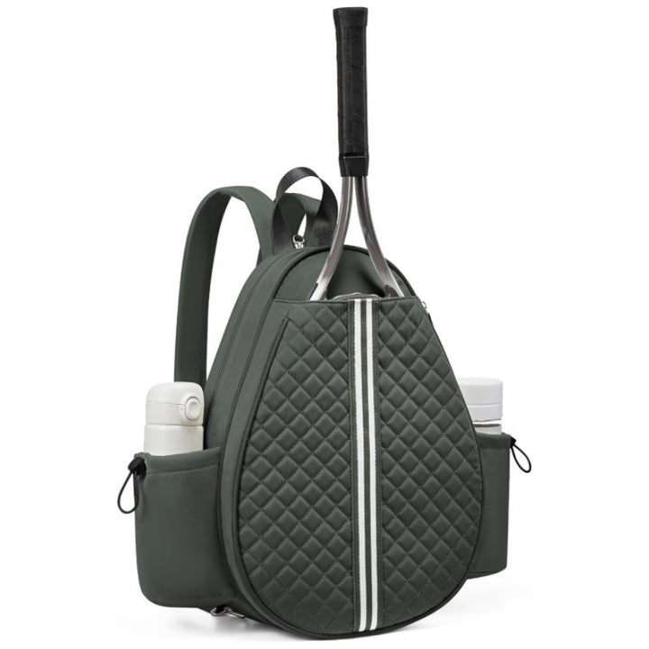 Multi-Compartment Tennis Racket Backpack Bowlift