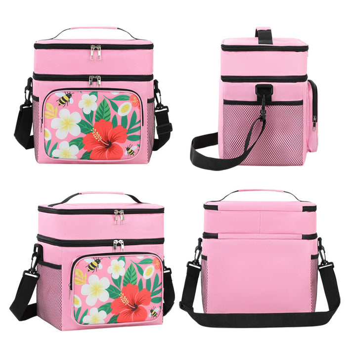 Insulated Floral Lunch Cooler Bag Bowlift
