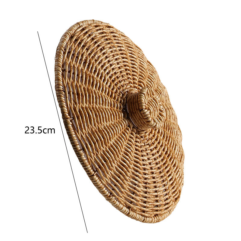 Unisex Round Laundry Storage with Sturdy Woven Bowlift