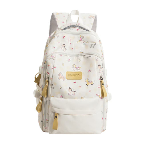 Playful Cartoon-Themed Backpack Bowlift