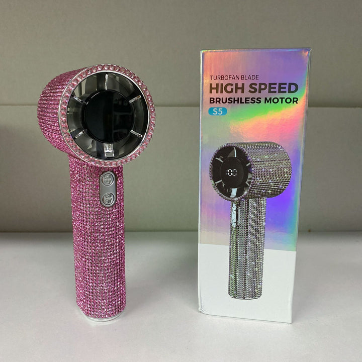 Women's High-Performance Handheld Hair Dryer with Brilliant Accents Bowlift