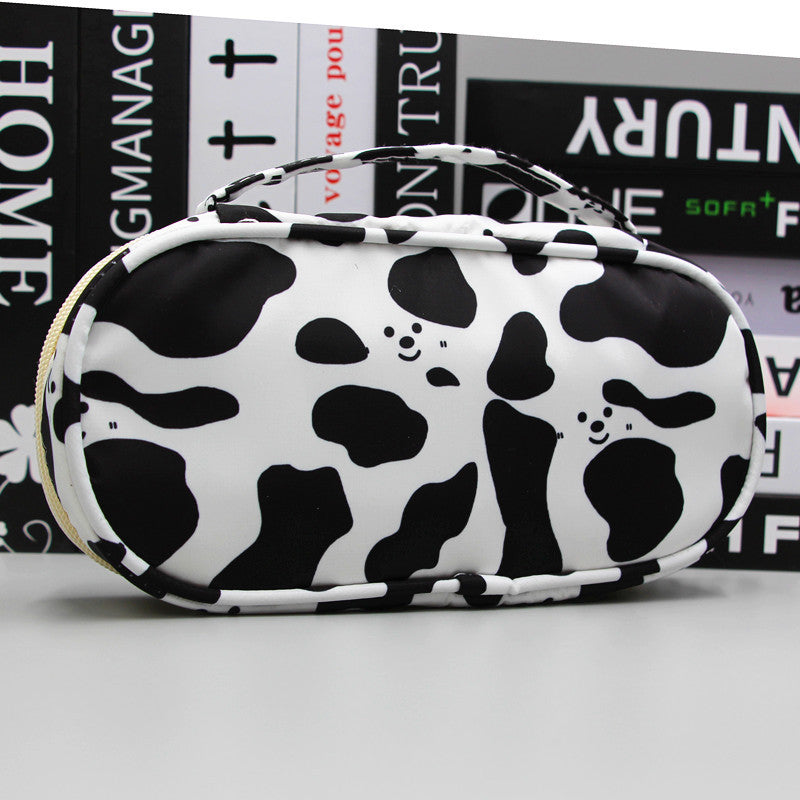 Checkered Pattern Pencil Pouch Bowlift