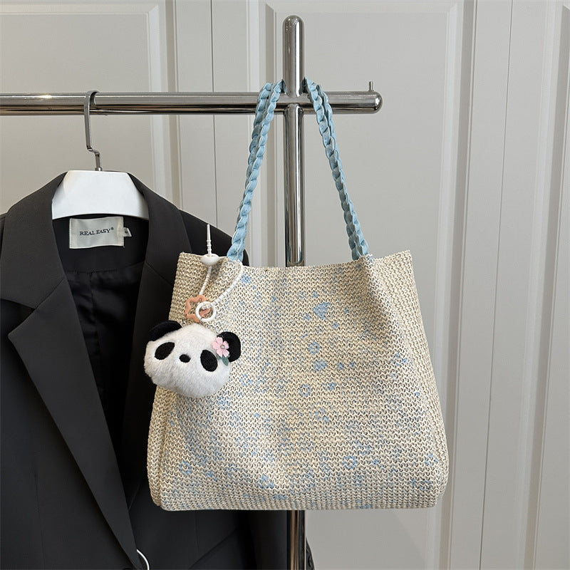 Chic Woven Tote Bag Bowlift