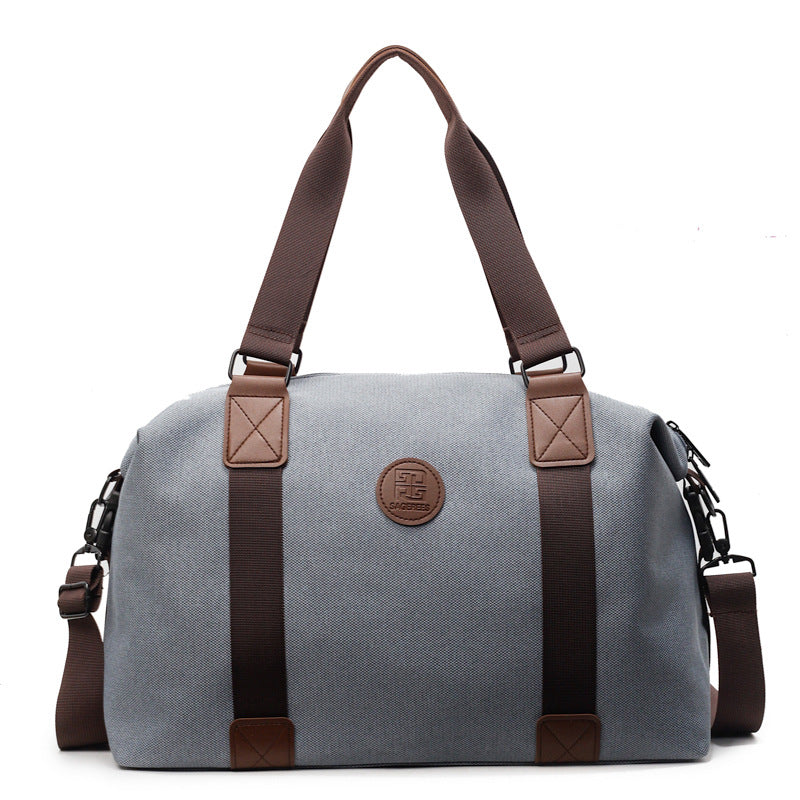 Sporty Duffel Bag With Multiple Compartments And Adjustable Shoulder Strap Bowlift