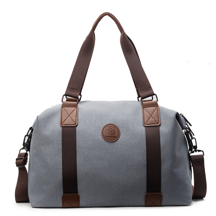 Sporty Duffel Bag With Multiple Compartments And Adjustable Shoulder Strap Bowlift