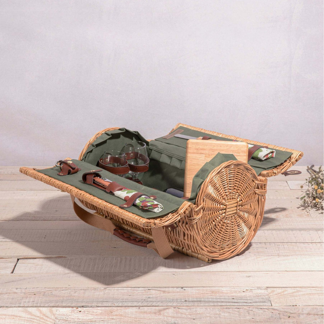 Women's basket with reinforced handle and decorative bows Bowlift
