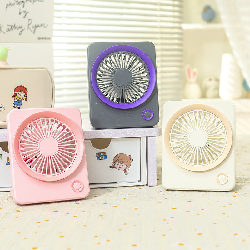 Ladies Compact Table Fan with USB Connection and Quiet Operating Mode Bowlift