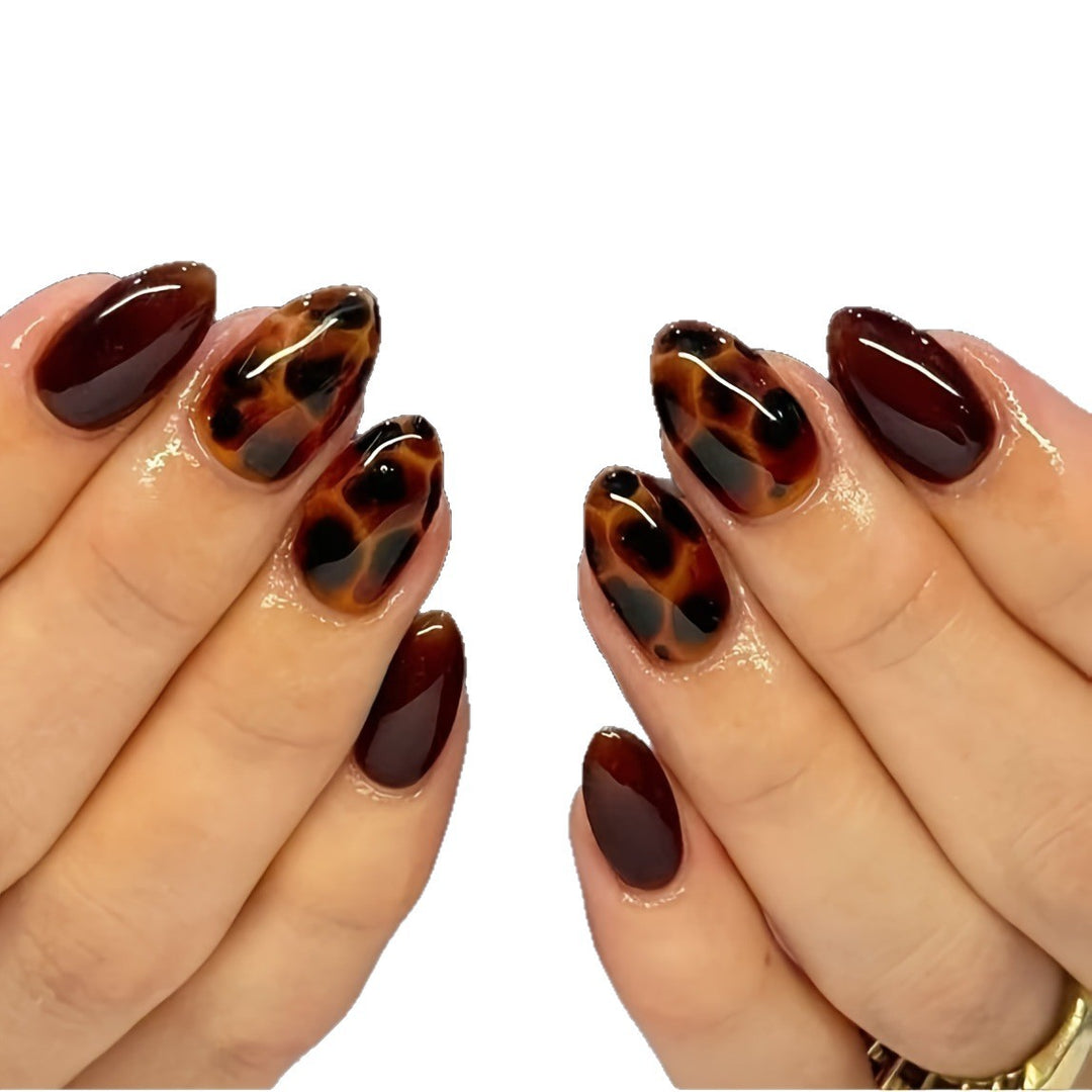 Glossy Natural Look Illusion Nail Set Bowlift