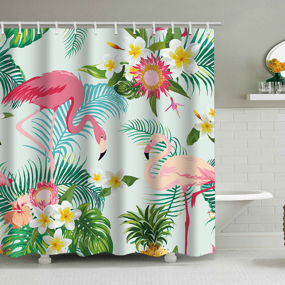 Tropical Paradise Shower Curtain Bowlift
