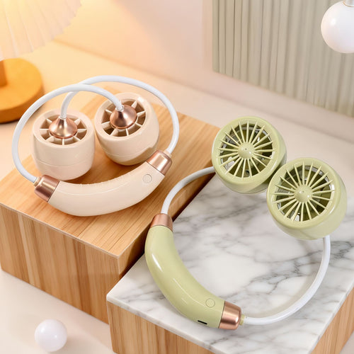 Ladies Portable Neck Fan with Flexible Design Bowlift