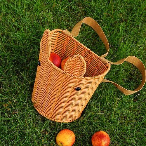 Handcrafted Woven Utility Basket Bowlift