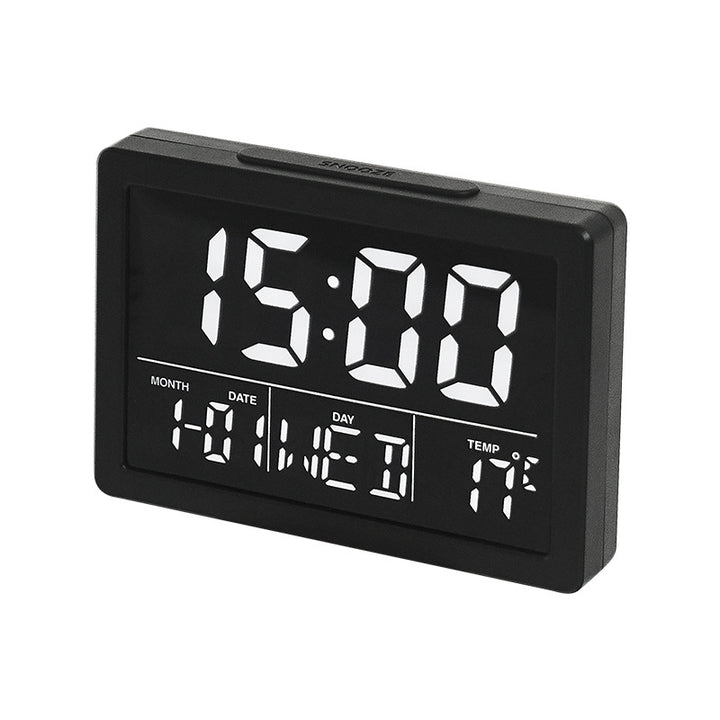 Digital Multifunctional Alarm Clock with Temperature and Date Display Bowlift