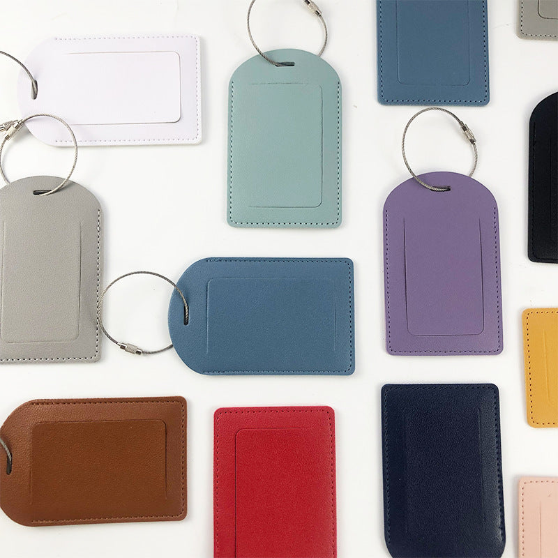 Premium Leather Travel Luggage Tag Bowlift