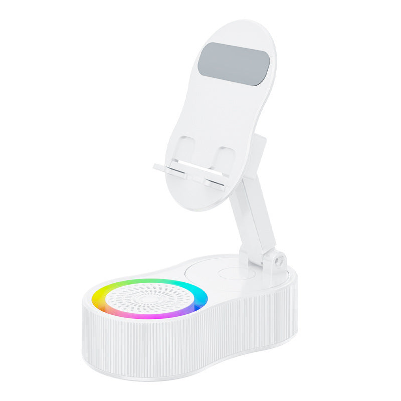 Unisex multitasking smartphone mount with integrated Bluetooth speaker Bowlift