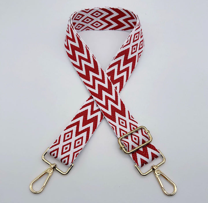 Adjustable Patterned Bag Strap Bowlift
