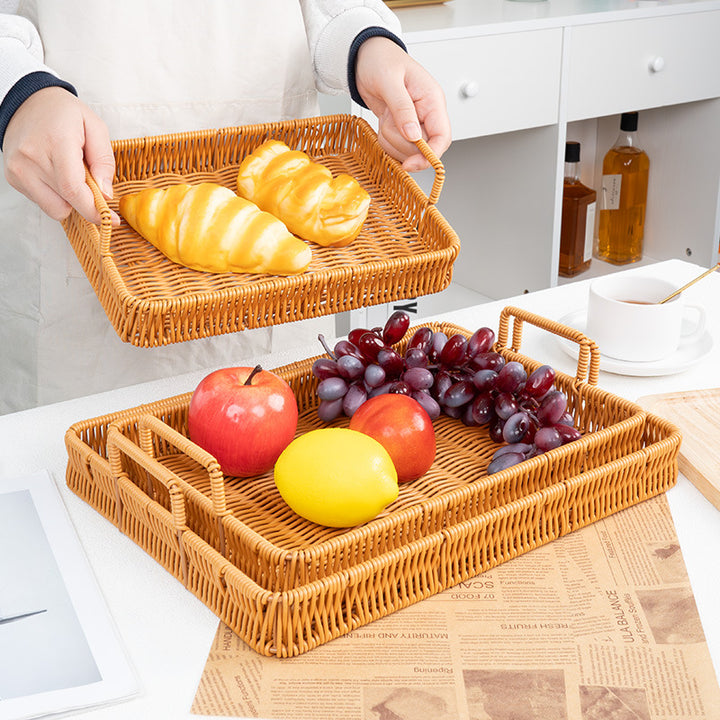 Handwoven Serving Tray Bowlift