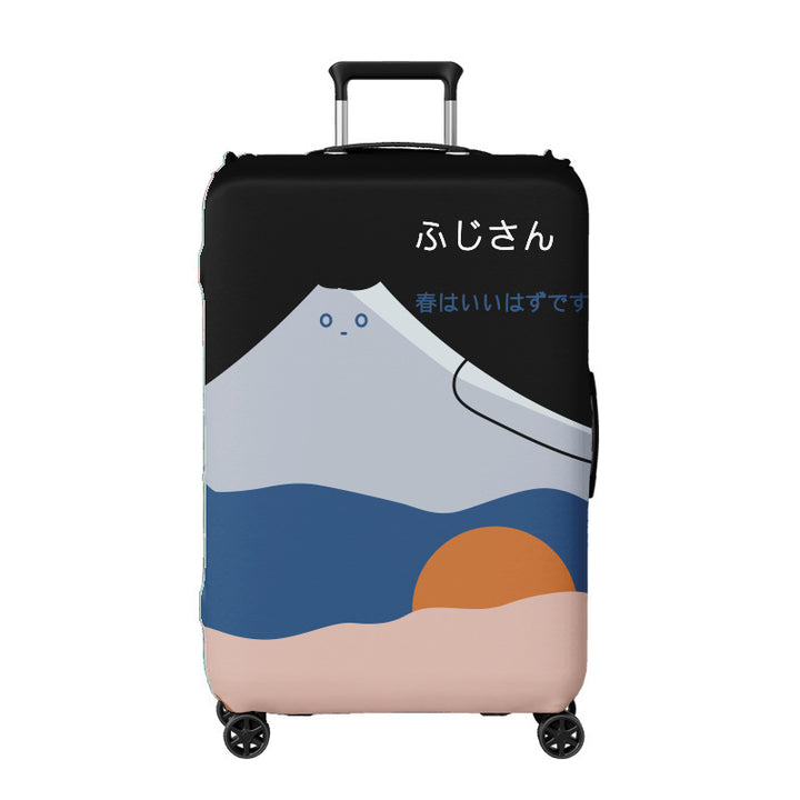 Unisex hard-shell travel suitcase with creative ice cream design Bowlift