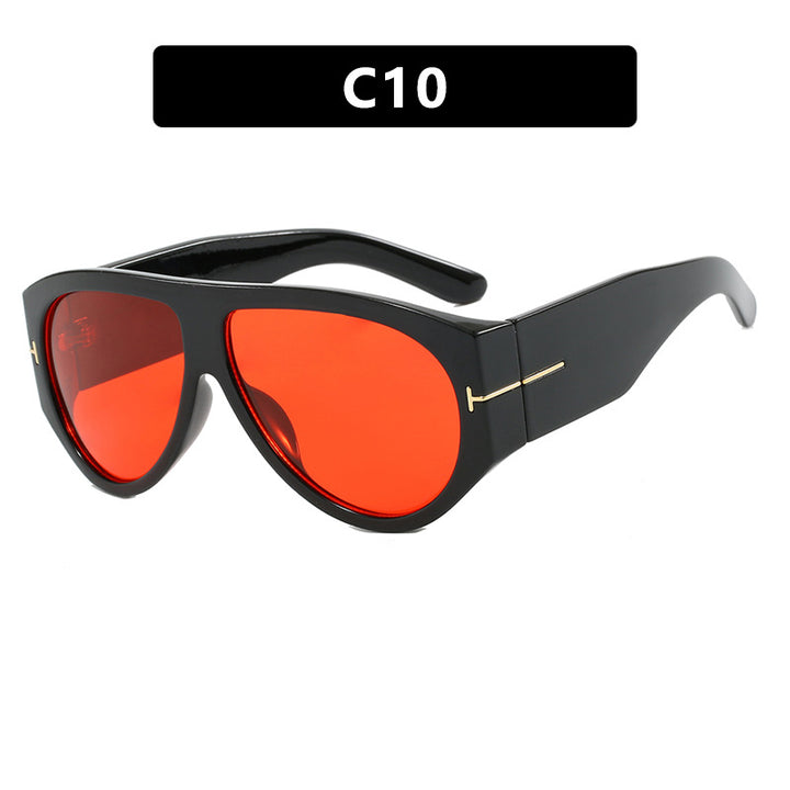 Women's Geometric Sunglasses with Modern Frame and Polarized Lenses Bowlift