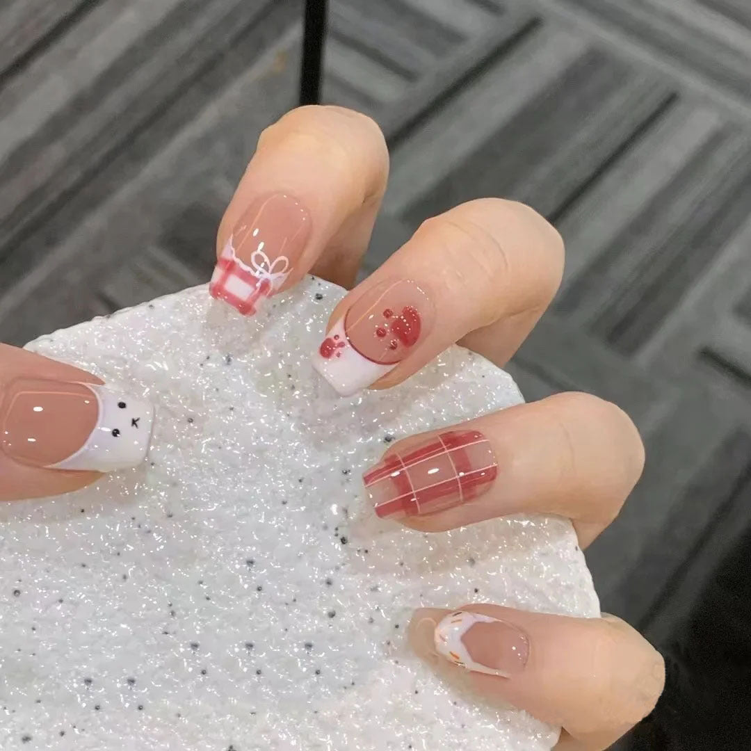 Creative Themed Press-On Nail Art Bowlift