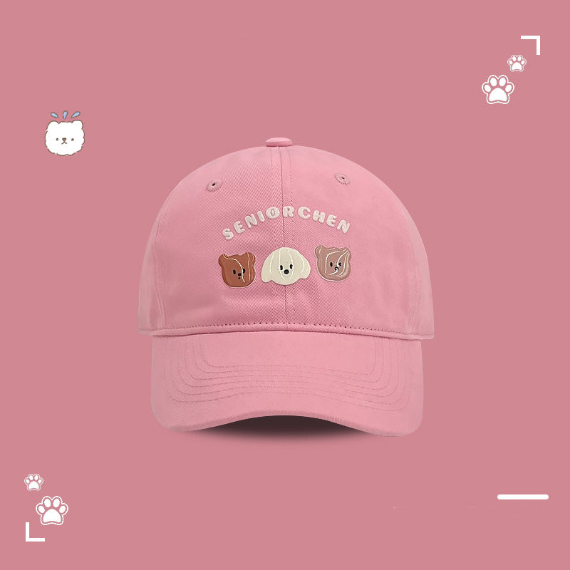 Fun Embroidered Animal Cap