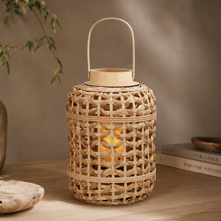 Decorative Rattan Lantern Bowlift