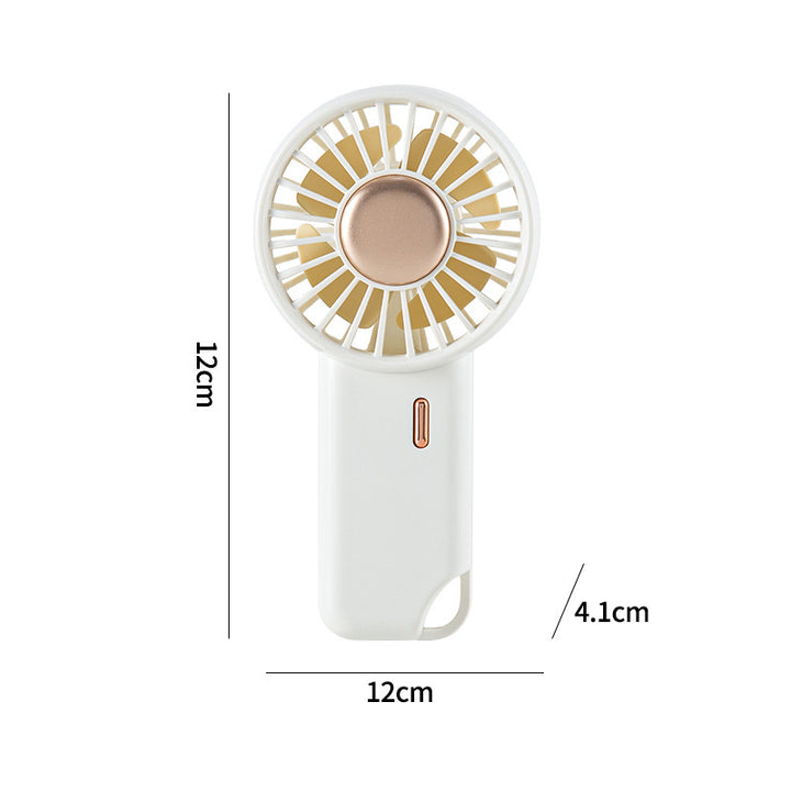 Ladies portable hand fan with ergonomic design and USB charging Bowlift