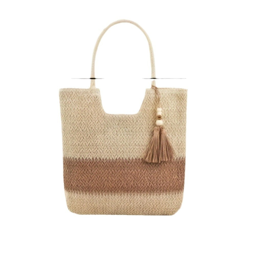 Trendy Braided Tote Bag Bowlift