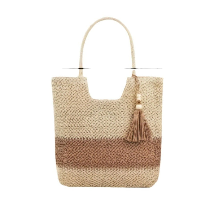 Trendy Braided Tote Bag Bowlift