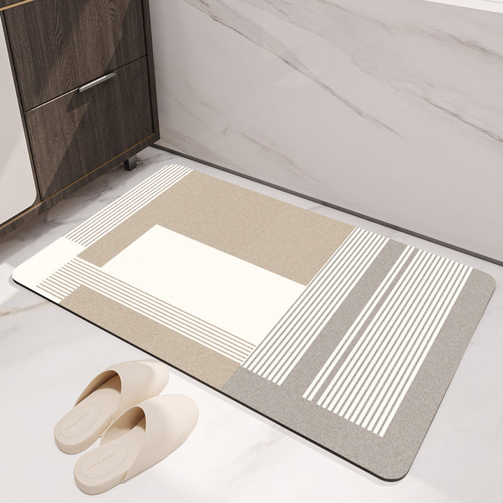 Geometric Abstract Bath Mat Bowlift