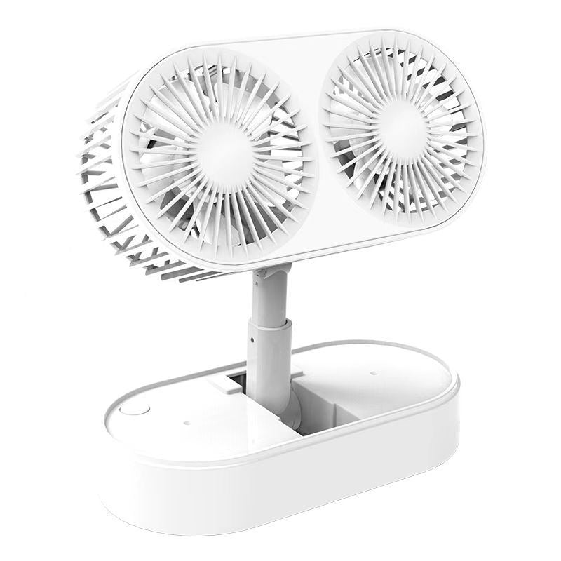 Ladies double rotatable table fan Bowlift